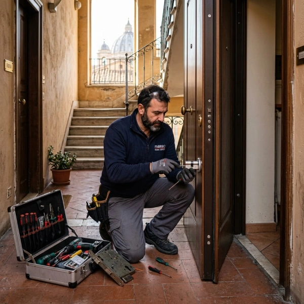 Conversione doppia mappa in cilindro europeo a Roma